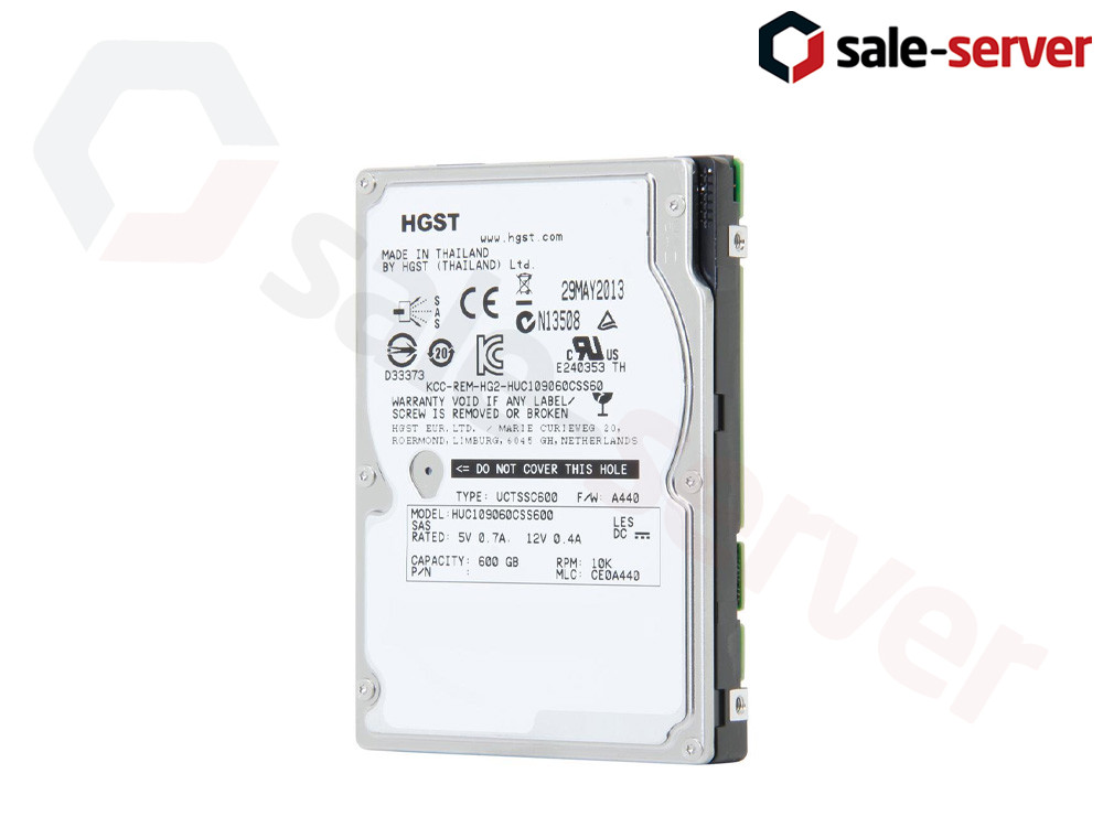 Новый 600GB SAS 10K HGST 6Gb/s 2.5"